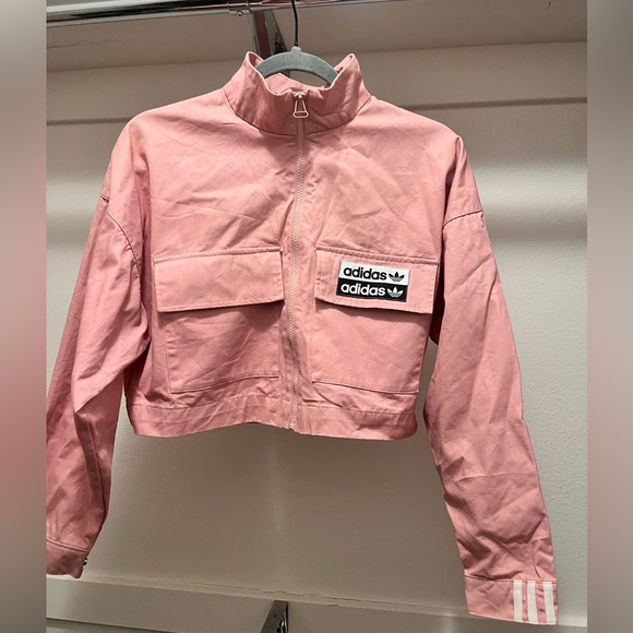 Adidas: Pink Cargo Track jacket - Picture 3 of 3